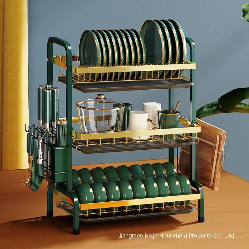 Kitchen Dish Rack Draining Rack Bowl with Superb Design