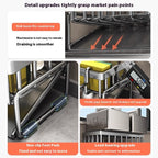 Carbon Steel Self-Drain Kitchen Sink Organizer Shelf Sink Caddy Sponge Holder Rustproof Under Home Carbon steel Metal Towel Storage Rack